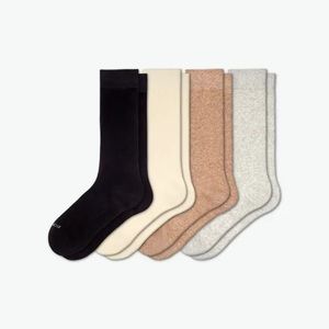 Bombas Women’s Lightweight Calf Socks 4-Pack Medium